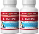 Taurine b6 - L-TAURINE 500MG - yalın kas kütlesi, Taurin Supplement, Essential Amino Asits, Focus and Energy ATM, Memory Support, güçlü antioksidan, Detox hapları, 2 Bot 200 Capsules