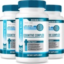 Laboratuvarları - Bilişsel Komplek Kapsüller - Günlük Focus & Clarity Formula, Uyarılık, Hafıza Desteği ve Her Zamanlı Wellness | Yetişkinler için Easy-to-Take Pills (180 Capsules)