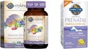 Life Women's Prenatal Multivitamin with Vitamin D3, B6, B12, C & Iron & Prenatal DHA Omega 3 Fish Oil - Minami Natural Prenatal, 60 Softgels