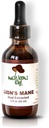 Lions Mane – Lions Mane Mushroom Supplement for Memory, Focus & Clarity – Dual Extract for Best Benefits – Brain Health, Gut Health, Immune Boost – Non-GMO, Gluten Free, Vegan – 2 Fl Oz