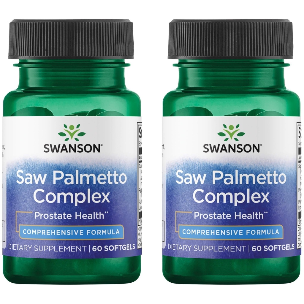 Swanson Saw Palmetto Complex 60 Sgels (2 πακέτο)