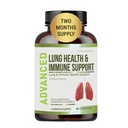 Lung Health & Immune Support Supplement - Lung Cleanse and Detox With Immunity Vitamins For Better Lungs, Immune Defense, Clear Lungs & Deep Breathing Including Quercetin & Cordyceps. İki Ay Supply