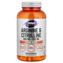 Şimdi Spor Beslenme, Arginine & Citrulline 500 mg / 250 mg, Amino Asits, 240 Veg Capsules