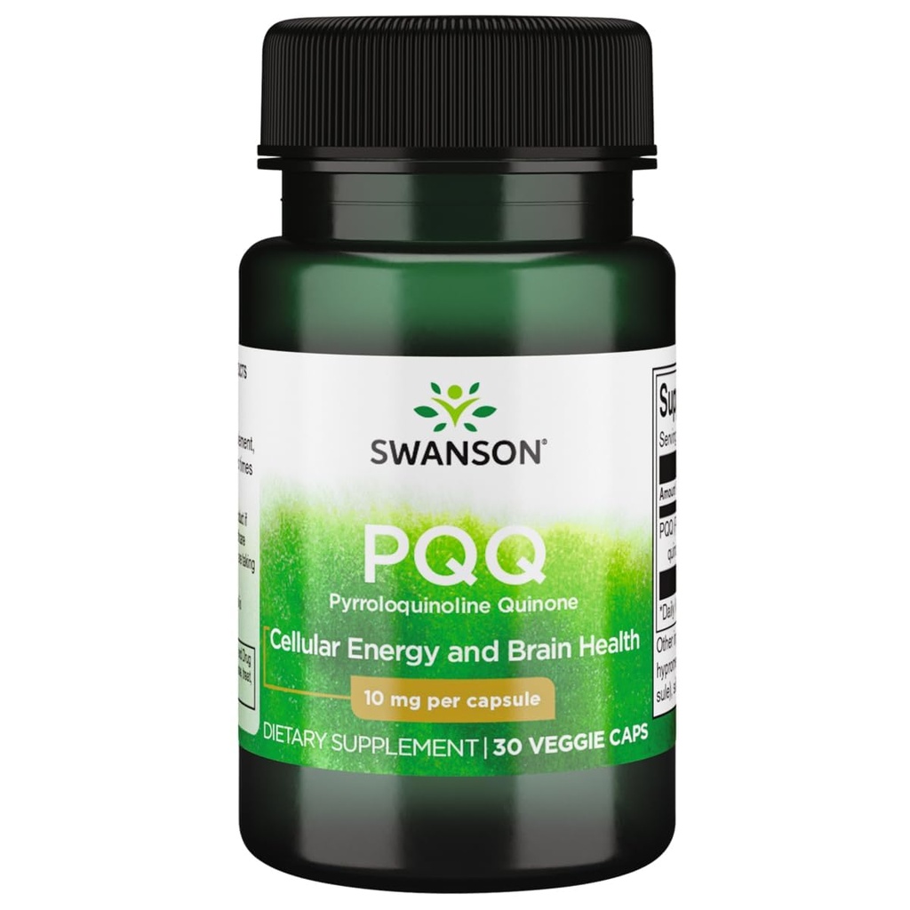 Swanson Pqq Pyrroloquinoline Quinone 10 Milligrams 30 Veg Κάψουλες
