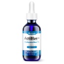 Actiblue+ Methylene Blue 1% : Methylene Blue ISO Certified Third Party Lab Tested 99,9% No Formalde No Alcohol No Gluten&GMO(2Fl. Οζ)