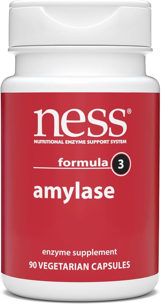 Ness Enzymes- Αμυλάση #3 90 vegcaps
