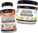 BioSchwartz Glucosamine Chondroitin MSM + Κολαγόνο Peptides σε σκόνη - Υγιής Οστά & Κοινή Υποστήριξη - Προωθεί Ευελιξία & Υποστηρίζει Cartilage