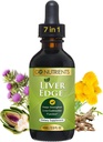 Go Nutrients Liver Edge – Milk Butle Supplement for Liver Cleanse, Detox & Repair Liver Support, Organic Liquid Drops & Tincture - 2 oz, 48 Servisler