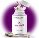 D3 K2 5000 IU - Yüksek Potency D3 ve K2 Bone, Heart & Immune Support - Doktor Formulated - 90 Easy-to-Swallow Capsules – Non-GMO, USA Made-GMO, USA Made