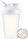 Shaker Şişe 12oz Protein Shaker Plastik Şişe Pre & Post egzersiz için Twist ve Lock Protein Box Storage, Fitness Enthusiasts sporcular için Portatif Fitness Şişe (beyaz, 12 oz)