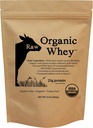 Raw Organic Whey protein Toz, Grass Fed, Mutlu Sağlıklı İnekler, Undenatured, Hormon Ücretsiz, Gluten Free, Unflavored, Unsweetened Protein, 12 ozz