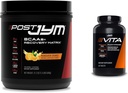 Post JYM Active Matrix Post-Workout με BCAAs, Γλουταμίνη & Περισσότερα + Vita JYM Sports Πολυβιταμίνη για αθλητές, 60 δισκία