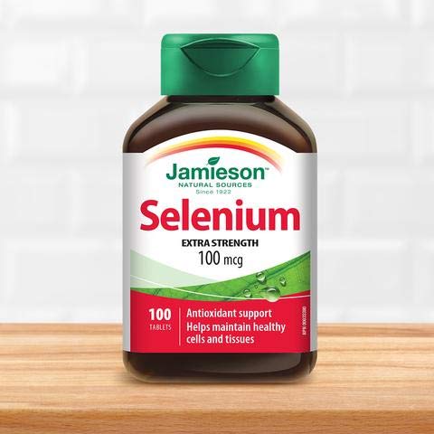 Jamieson Selenium Yeast 100mcg, 100 Tablet