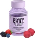 Lemme Chill Stress Relief Gummies with 300 mg KSM-66 Ashwagandha, Lemon Balm, Passionflower & Cut to Support Relaxation, sağlıklı Cortisol & Sleep - Gluten-Free, Non-GMO, Karma Berry (60 Kont)