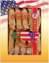 Hsu'nun SKU 130-4 | Half Short Extra Large | Cultivated Wisconsin American Ginseng Direct from Macintosh Gardens | , | 4oz Box, 西洋参, B019BP0YH8
