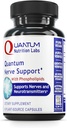 Quantum Nutrition Labs Nerve Support - Συμπληρώματα υγείας νεύρων, Συμπληρώματα εγκεφάλου, Nootropic με Rhodiola Rosea, Brain & Nerve Health - 60 κάψουλες χορτοφάγων