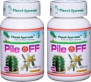 Planet Ayurveda Pile Off, 500 mg Veg Capsules - 2 Şişe