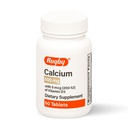 Rugby Calcium 600 mg δισκία με βιταμίνη D3 200IU (5 mcg) - Gluten- Free Daily Vitamin D Συμπλήρωμα διατροφής για την υγεία των οστών και την απορρόφηση ασβεστίου, 60 Count (1 Pack)