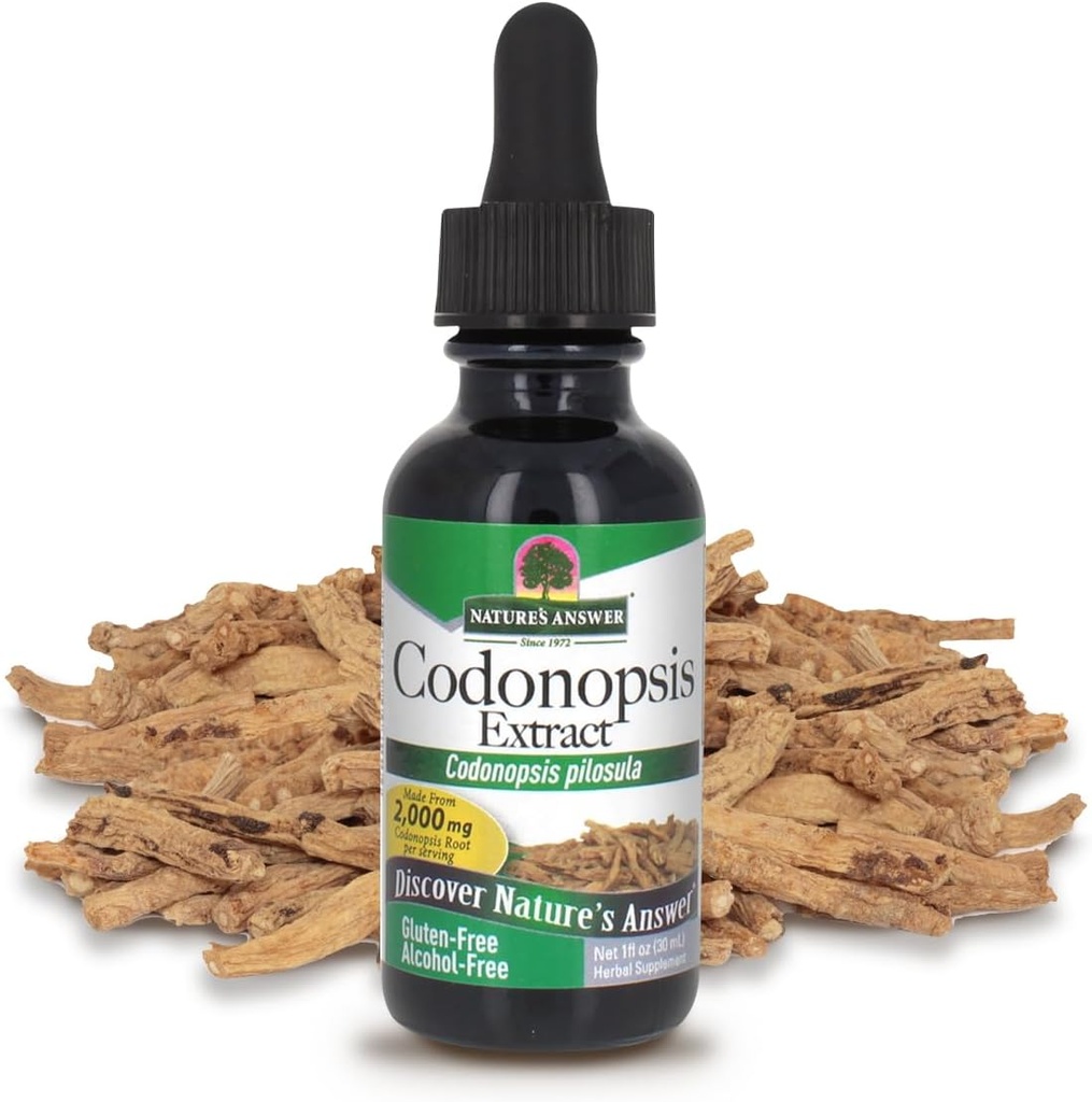 Doğanın Yanıtı Alkol Özgür Codonopsis Root, 1-Fluid Ounce