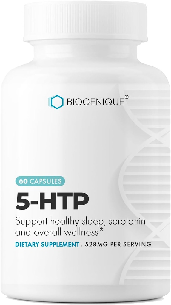 5-HTP (5-hidrxytryptophan) 200 mg, Mood Advancedr ve Nörotransmitter Destek* 60 Capsules 5htp Griffonia Simplicifolia - ABD'de Made in USA