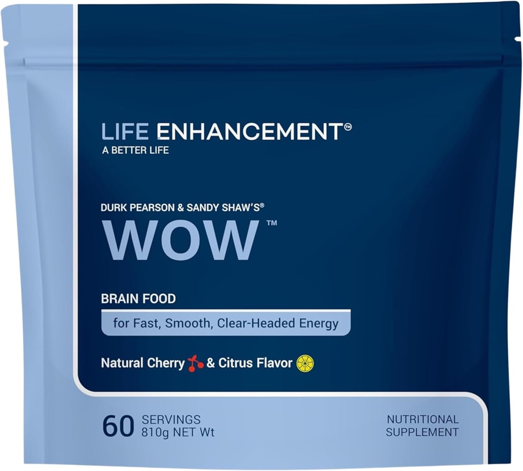 Yaşam B12, Niacin, Caffeine, Taurin, Phenylalanine, C vitamini, & More Multivitamin - Low-Calorie Brain Boost ile Anti Aging Toz - 60 Hizmet