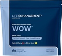 Ενίσχυση της ζωής Wow Drink Powder με B12, Νιασίνη, καφεΐνη, Ταυρίνη, Φαινυλαλανίνη, Βιταμίνη C, & More Πολυβιταμίνη - Αντι γήρανσης σκόνη με Χαμηλή Καλορί Brain Boost - 60 εξυπηρετήσεις