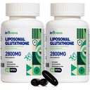 2800 MG Liposomal Glutathionone Supplement, Αποτοξινωτική & Ανοσοποιητική, Γήρανση Άμυνα, Ενέργεια, Γλουταθειόνη Μοναδική φόρμουλα Μειωμένη