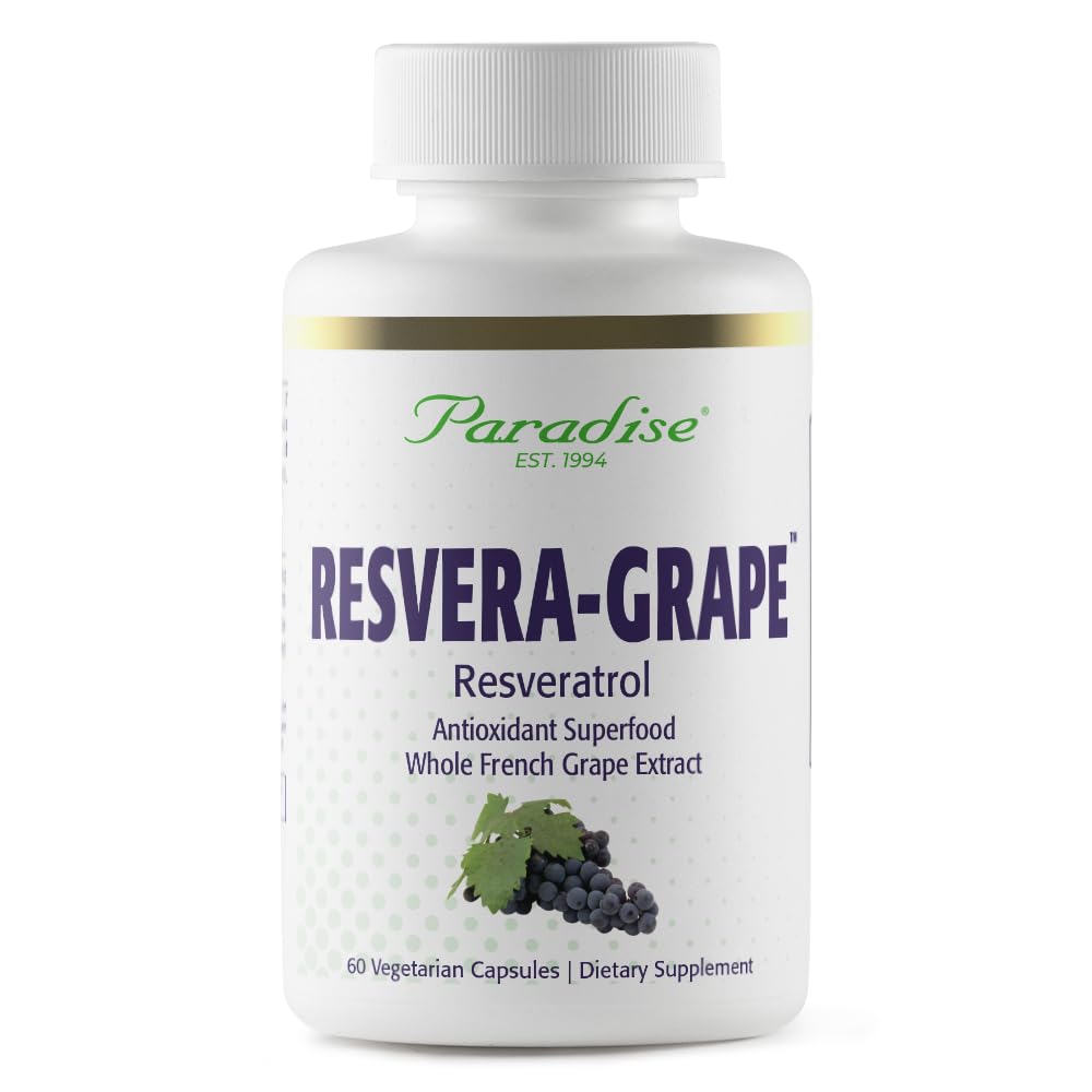 Cennet Herbs Resveragrape, Resveratrol + Polyols + Opc's, Super Potent, Ultra Pure, Non-GMO, Gluten Free, 60 Vegetarian Capsules