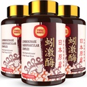 Lumbrokinase 100 mg (Max Activity 1.000.000 LKU),Nattokinase 100 mg-2,000 Aktivite ve Red Yeast Rice 300 mg, Lumbrokinase Enzymes Supplement for Circulatory,Cognition,180 Capsules (Pazarlama)