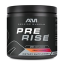 Amazing Muscle Pre Rise | Pre-Workout Toz Supplement with Caffeine & Beta-Alanine for Men & Women | 25 Hizmetler (25 Hizmetler, Meyve Zü)