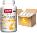 Jarrow Formulas Type II Collagen Complex 1000 mg Supplements, Supports Skin and Joint Health, 60 Capsules, 30 Day Supply(Pack of 12)