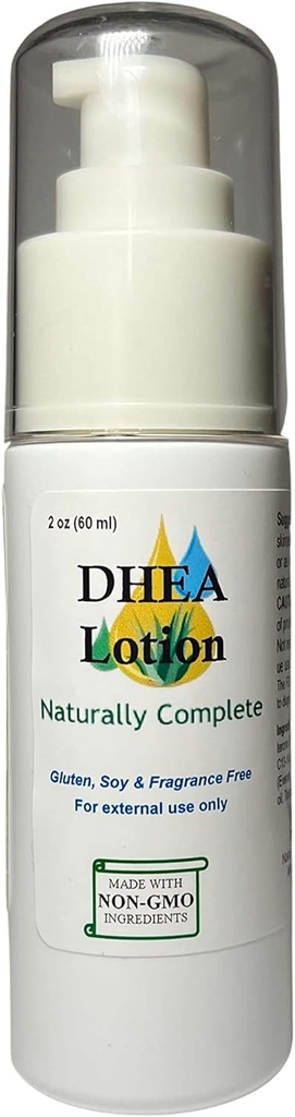 DHEA for Men and Women 2 oz. Şişe pompa | Non-GMO ve Unscented