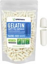 XPRS Nutra Μέγεθος 00 Κενές κάψουλες - 100 Count Empty Gelatin Κάψουλες - DIY Καψάκιο Γέμισμα - Γέμισμα χάπια Gel Caps για Do-It-Yourself Συμπληρώματα (Λευκά)