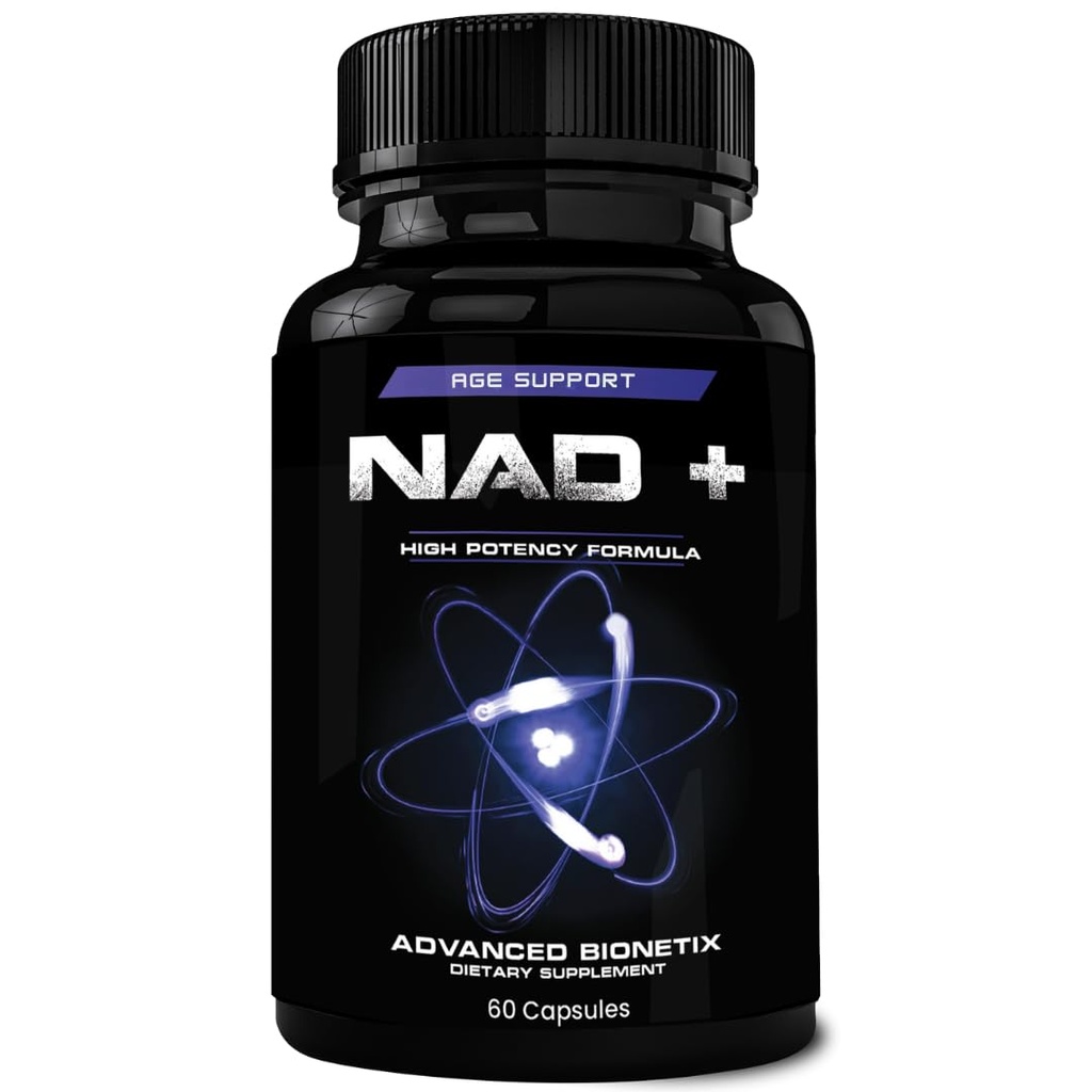 NAD Supplement with Nicotinamid Riboside Plus Resveratrol, Quercetin, Betaine w/RiboYOUNGTM for True Anti Aging