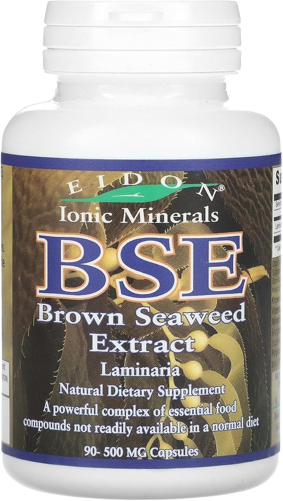 Eidon Ionic Minerals BSE (Εκχύλισμα φύκιας), 500 mg, 90 κάψουλες