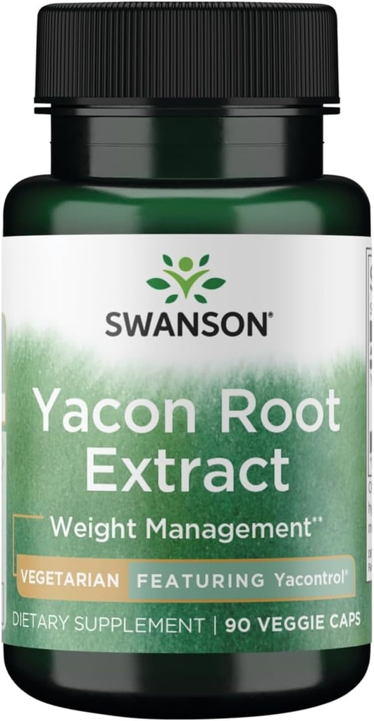 Swanson Yakontrol Yacon Root Extract 4:1 100 Milligram 90 Veg Capsules