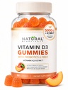 Sugar Free Vitamin D3 K2 Gummies - Vitamin D3 Gummies 5000 IU+K2 MK7 80 mcg, K2 D3 Vitamin Tamam Yetişkinler, D K2 Bones için, Immune, Heart, Mood, Gluten-Free, Non-GMO, Natural Peach Flavor