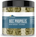Earthborn Elements Bee Propolis 200 Capsules, Pure & Undiled, Hiçbir Katkı (200 Capsules)