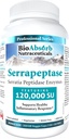 Bio Absorb Serrapeptase Enzyme, High Potency 120000 Birimler (SPU), 200 günlük Supply, Gecikmiş Yayın Vegetarian Capsules (DRcaps) için