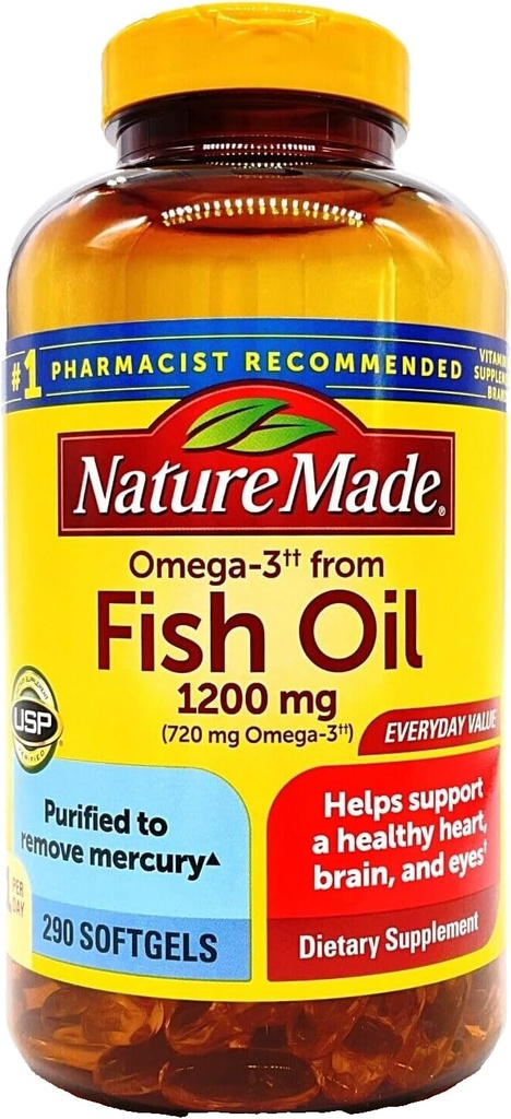 Doğa Omega-3 balık yağı 660 mg EPA + DHA, 290 Softgels