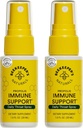 Beekeeper's Naturals Propolis Throat Spray, Natural Immune Support & Sore Throat Relief - Antioksis, Keto, Paleo, Gluten-Free, 1.0 oz (Pack of 2)