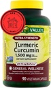 Spring Valley Turmeric Supplement | Turmeric Curcumin Supplement, Ultra Strength 1,500 mg, 90 Count + STS Style.