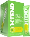 Xtend XTEND Sağlıklı Hydration Lemon Lime | Zero Sugar Superior Hydration Toz Paketleri | 6 Key Electrolytes Drink Mix | Essential replicas | NSF Sport için sertifikalı | 15 Sticks