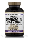 Windmill Omega 3 Fish Oil 1000 mg Softgels, 90 ctt