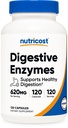 Nutricost Digestive Enzymes 620 mg, 120 Capsules - Tamam Digestive Enzyme Supplement