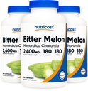 Nutricost Bitter Melon 600 mg, 180 Capsules (3 Şişe)