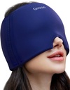 Migraine Relief Cap, Headache Relief Cap Maske Ürünleri, Soğutma Odorless Gel Buz Kafası Gerilme, Stres,Hangover & Puffy Eyes