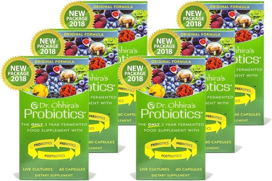 Dr. Ohhira'nın Probiyotikleri Original Formula, 60 Caps (6 Pack)