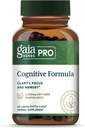 GAIA HERBS PRO Cognitive Formula - Brain Health & Blood Flow Support Supplement* - Circulation Support Supplement* with Fo-TI Root, Ginkgo Leaf, & Gotu Kola Leaf - 60 Liquid Phyto-Caps (30 hizmet)