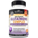 BioSchwartz Glutathione Supplement 500 mg - Liver Detox ile Quercetin, C, Milk Butle, Alpha Lipoic Acid - Immune Support Pill - Geliştirilmiş Immunity Defense Health Formula - 60 Capsules